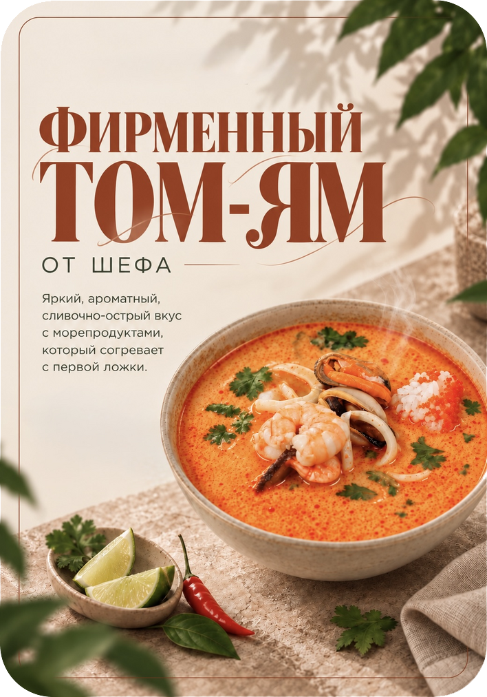 ФИРМЕННЫЙ ТОМ-ЯМ ОТ ШЕФА
