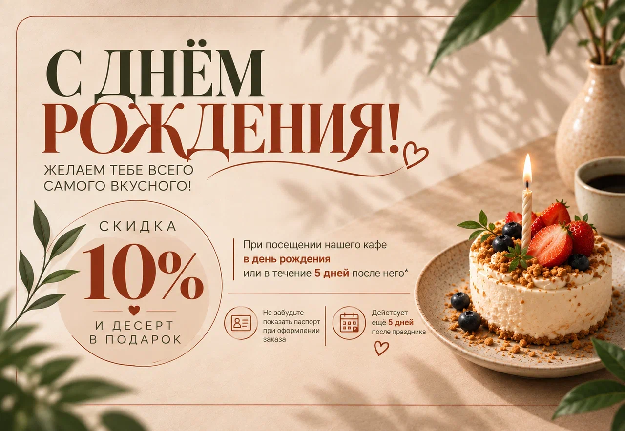 Подарок в День Рождения!!