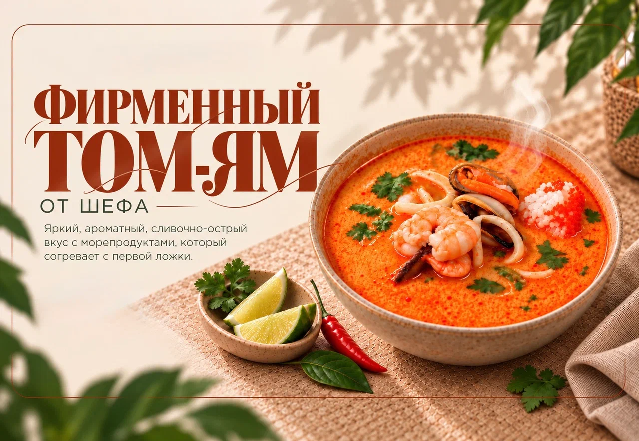 ФИРМЕННЫЙ ТОМ-ЯМ ОТ ШЕФА